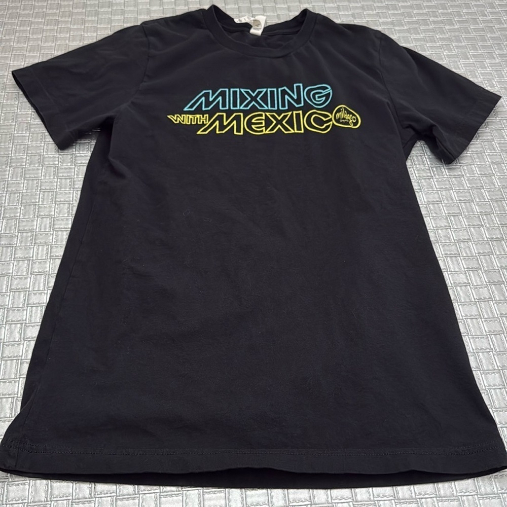 Milagro Tequila Summer Tour 2023 Black Graphic T-Shirt Size Medium